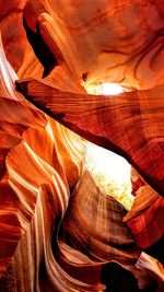 Full frame shot of rock formation