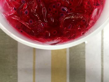 Close-up of drink on table