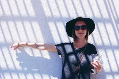 Portrait of young woman