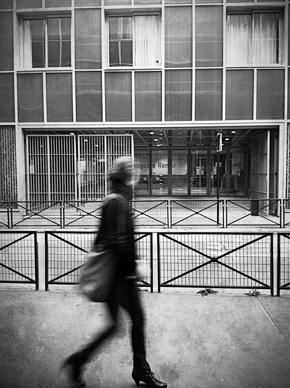 building exterior, architecture, built structure, lifestyles, full length, city, leisure activity, men, street, walking, rear view, building, city life, window, side view, standing, silhouette, shadow
