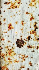 Full frame shot of rusty metal