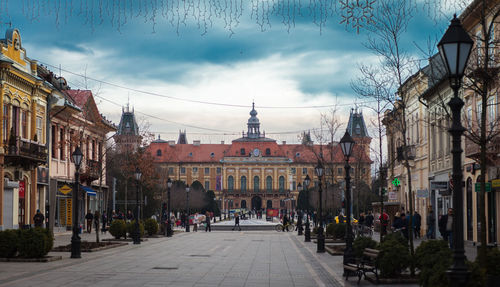 View of buildings in city