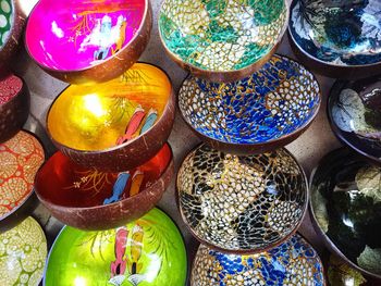 Full frame shot of colorful shop