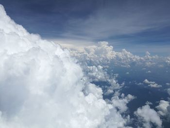 Low angle view of clouds in sky