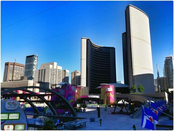 Modern buildings in city