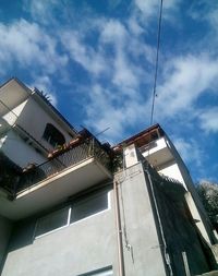 Low angle view of building against sky