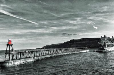 Scenic view of calm sea against sky