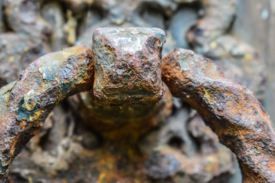 Close-up of rusty metal