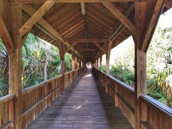 View of walkway