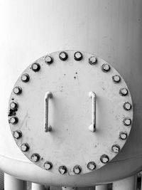 Close-up of machine part