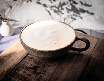 Close-up of coffee on table