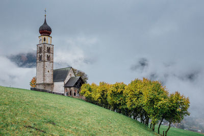 View of historic building against sky