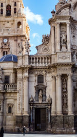 Low angle view of historical building