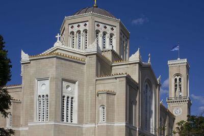 The metropolitan cathedral of annunciation in athens, greece