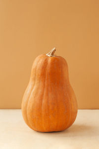 Close-up of pumpkin on table