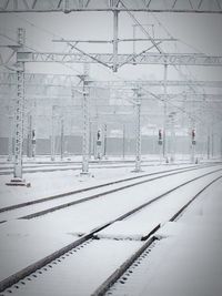 Railroad station platform