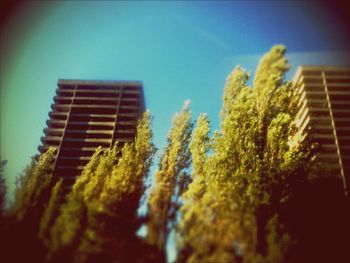 Low angle view of built structure against the sky