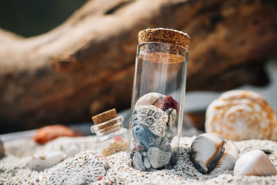 Close-up of object on table