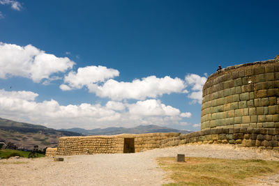 Old ruins against sky