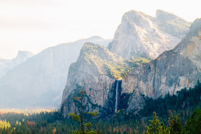 Scenic view of mountains
