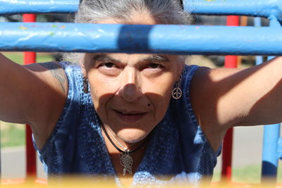 Close-up portrait of a girl