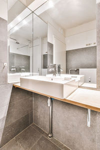 Interior of bathroom