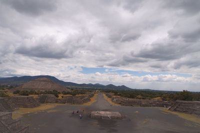 Panoramic view of landscape against sky