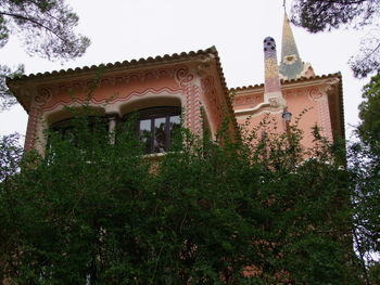 Low angle view of built structure against sky