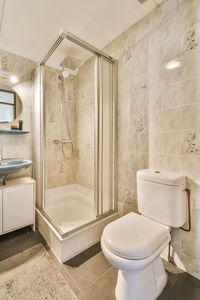 Interior of bathroom