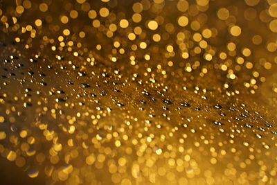 Full frame shot of wet glass window