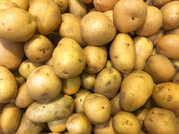 Bunch of potatoes background