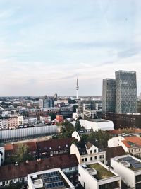 Cityscape against sky