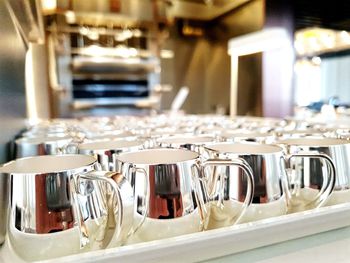 Close-up of coffee in cafe