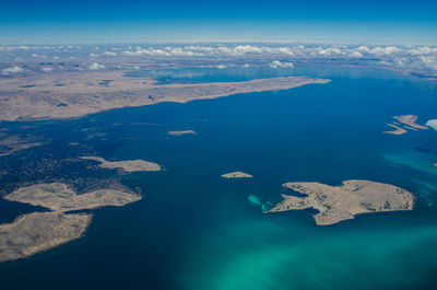 Aerial view of landscape