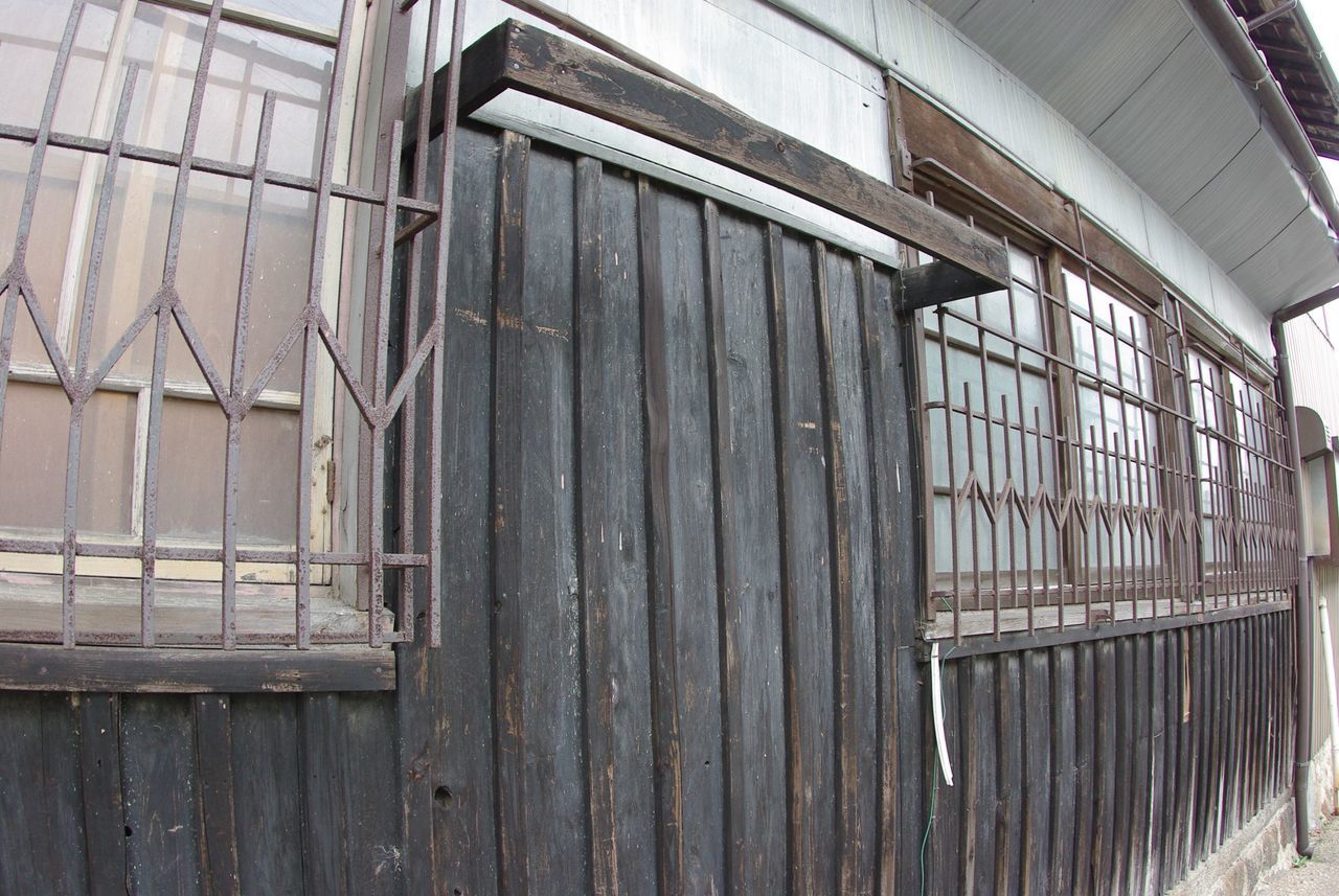 built structure, architecture, building exterior, wood - material, wooden, abandoned, old, house, damaged, wood, window, obsolete, weathered, building, day, no people, run-down, railing, outdoors, wall - building feature