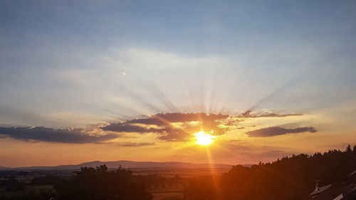 Scenic view of sunset