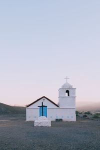 Lighthouse on landscape