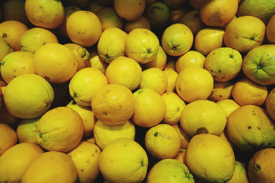 Full frame shot of fruits for sale at market stall