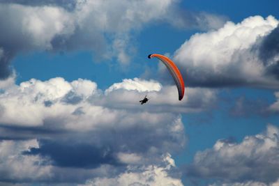 Parachute against sky