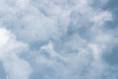 Low angle view of clouds in sky