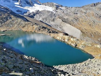 Scenic view of lake