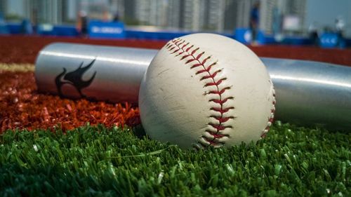 Close-up of ball on table