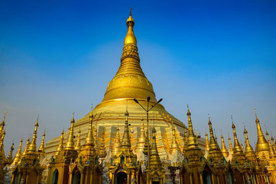 The shwedagon pagoda in yangon