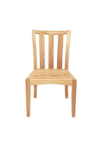 Close-up of wooden chairs against white background