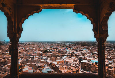 View of old city from fort