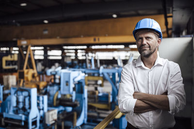 Man looking at camera