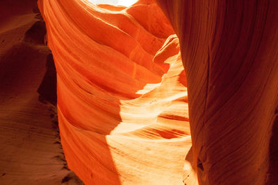 Rock formations at canyon