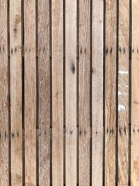 Full frame shot of wooden fence