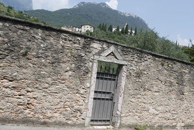 Low angle view of building against sky