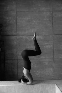 Low section of woman standing on floor